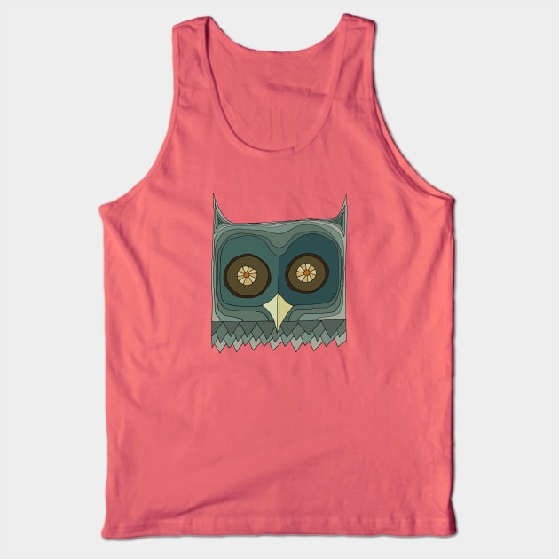 Owl Tank Top by mishart